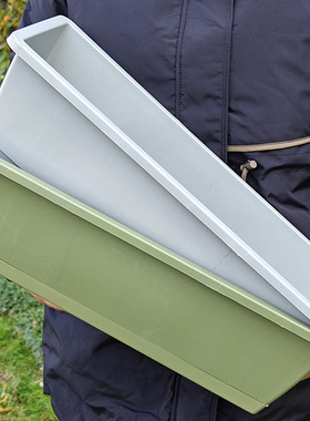 长方形花盆加厚阳台种菜多肉盆栽可悬挂大口径环保耐用控根塑料盆