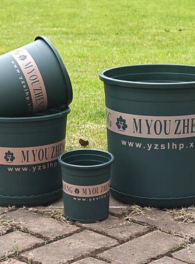 加仑花盆简约室内桌面绿植花卉盆栽耐用环保圆形新款透气树脂盆