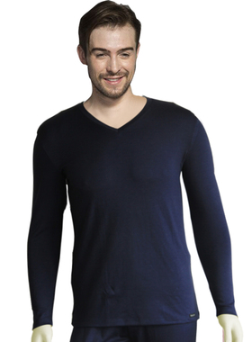 Underlook/安德露男士V领纯色保暖套装MSW922