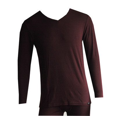 安德露男士纯色薄款套装保暖内衣