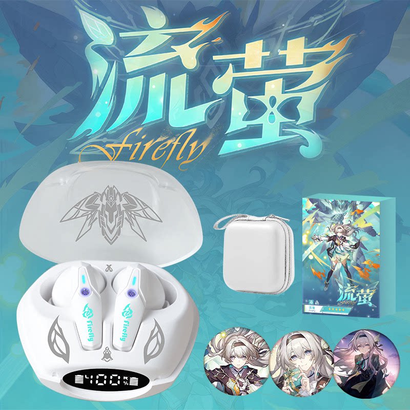 流萤瞄蓝牙耳机周边联名款二次元