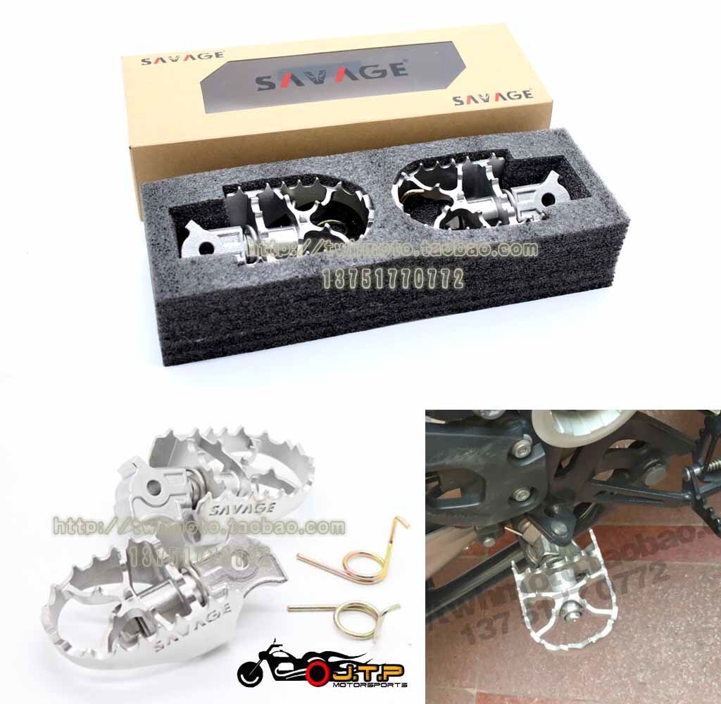 R1200GS水鸟 F800GS F650GS F700GS F800R改装弹簧不锈钢活动脚踏