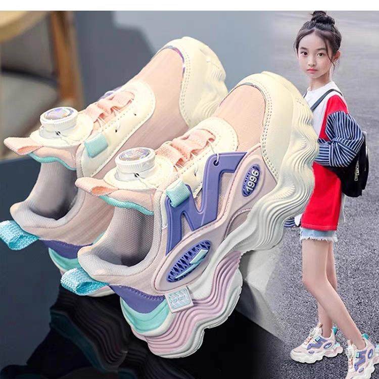 女童运动鞋老爹男童潮鞋休闲跑步