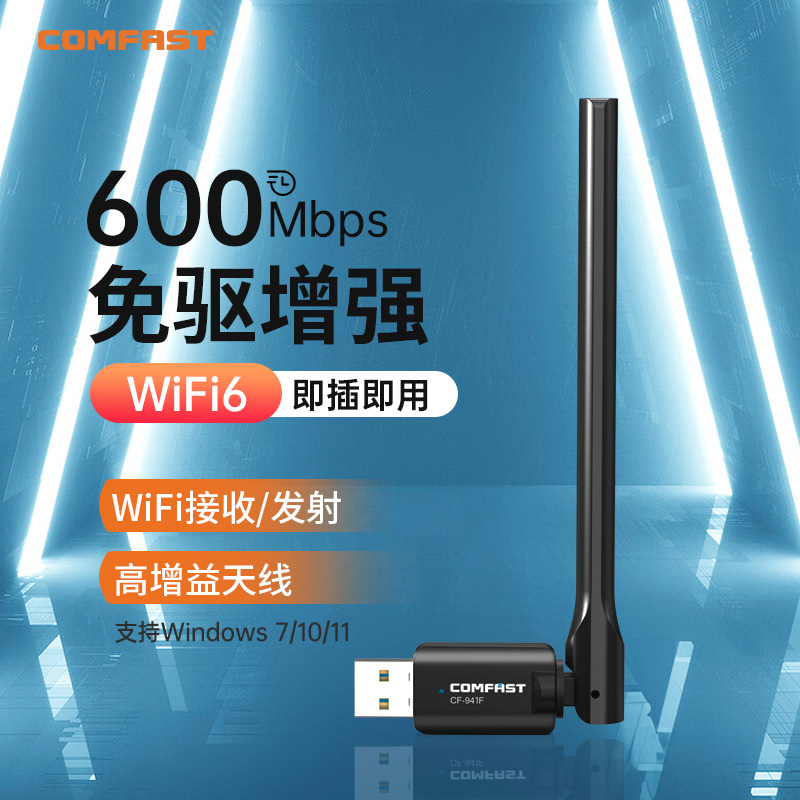 COMFAST无线网卡WiF6双频5G