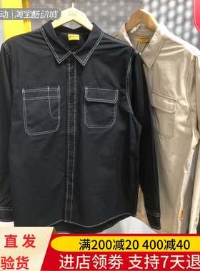 CAT卡特24年男士春秋季牛仔夹克休闲运动潮牌衬衣外套CN3SHU49011