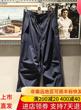 Kappa/卡帕25年秋季女舒适城市休闲潮牌防泼水阔腿长裤K0F62AY81