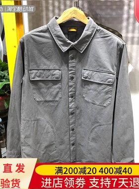 CAT卡特24年男士春秋季牛仔夹克休闲运动潮牌衬衣外套CN3SHU39131