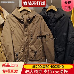 CAT/卡特25年秋冬季男士防水防污防风潮牌加厚羽绒服CO3DWW36921