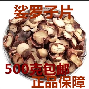 娑罗子片正品药材娑罗子切片 梭罗子婆罗子 梭罗果500g包邮