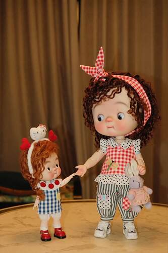 【Springdoll】品牌Super Qbaby头围定制尺寸俄罗斯马海毛小卷毛