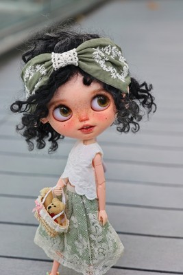 qbaby小布马海blythe小萱花点点