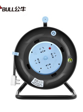 公牛正品电缆盘GN-804D过热保护16A/30米卷