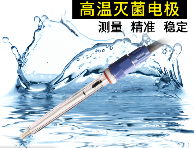 现货高温PH灭菌电极 耐腐蚀工业发酵罐在线PH电极探头可插拨