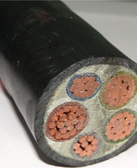 安徽天长市中盛电缆A级阻燃屏蔽动力电缆ZRA-YJVP 3*50+1*25