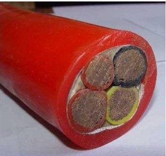 安徽天长中盛硅橡胶绝缘护套高温变频电力电缆 BPGGP 3*1.5+1