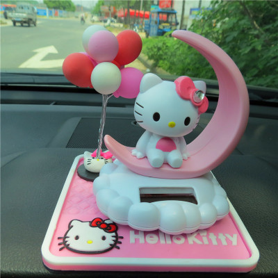 Hellokitty汽車擺件搖頭公仔汽車內飾品凱蒂貓太陽能擺件卡通車飾在類目 汽車/用品/配件/改裝, 汽車用品/內飾品, 擺件中 - 來自Buy2taobao.com提供專業的淘寶代購服務