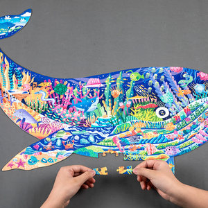 邦臣艺术异形拼图高级感成人版治愈系儿童6-12岁以上益智解压玩具