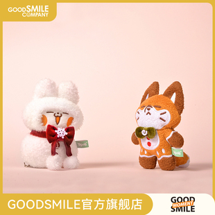 草莓大福圣诞风可爱兔子狐狸姜饼人毛绒小挂件GSM GSC现货