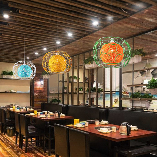 网红吊灯烧烤店商用餐饮店铺餐厅