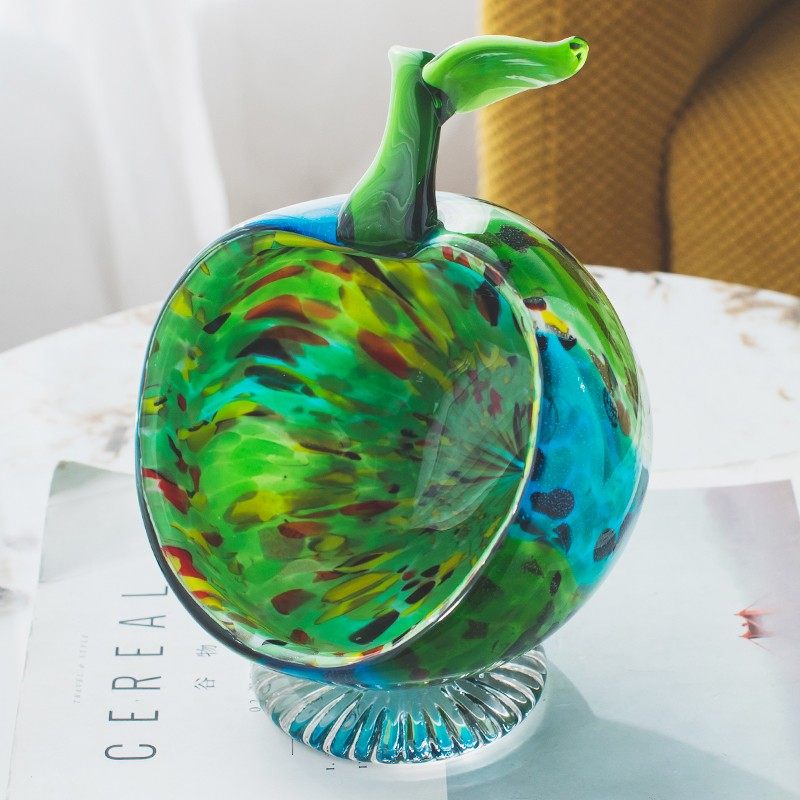 钥匙收纳盒摆件储物玄关茶几入户中古高级感琉璃首饰收纳装饰品,收纳整理,钥匙收纳盒,淘宝优惠券,粉丝福利购,淘宝优惠卷