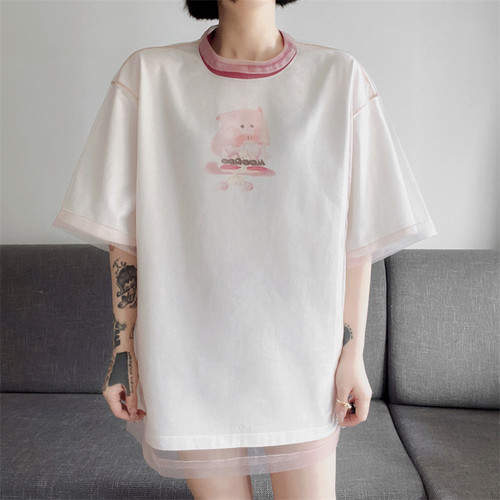 mooroo独家夏季新品原创印花半袖