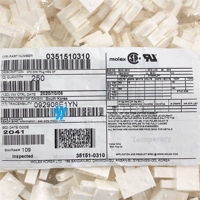 35151-0310连接器molex