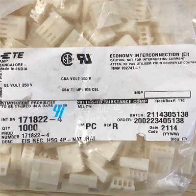 泰科连接器原装现货171822-4