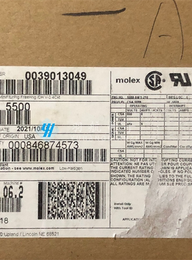 molex连接器 3901-3049 39013049 39-01-3049 原装现货 一个起拍