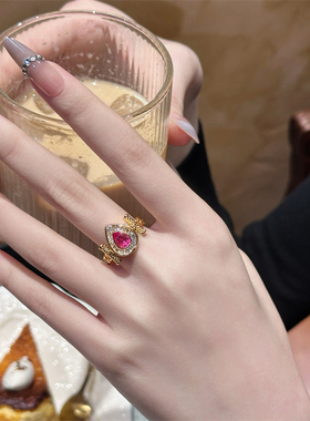 欧美复古vintage设计感戒指