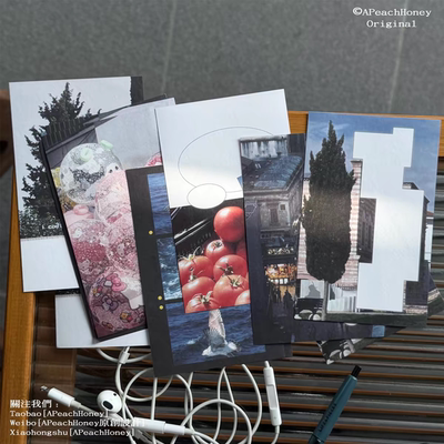 soii手帐分装|APeachHoney 6款A7内页《吟游旅馆》双面