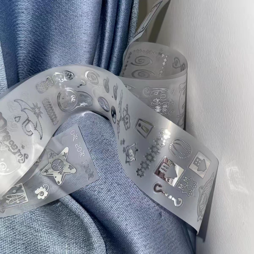 soii手帐分装|cupcup 112cm一循 雾面pet烫银贴纸卷《梦的印记》