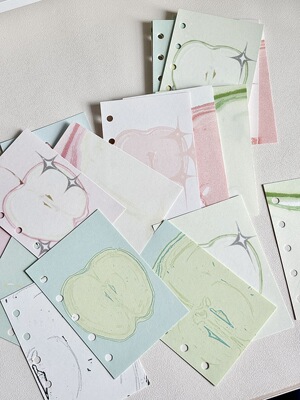 soii手帐分装|cream grocery a7内页《苹果》