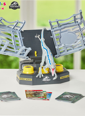 玩具反斗城美泰侏罗纪世界牢笼破坏者儿童游戏玩具互动游戏礼物