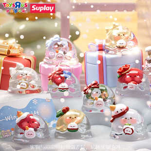 水波蛋冬日礼物迷你系列盲袋可爱萌粒公仔创意礼物潮玩手办