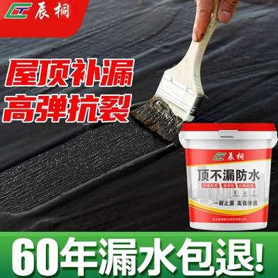 屋顶防水补漏材料房顶楼顶裂缝漏水专用涂料外墙屋面堵漏王防漏胶