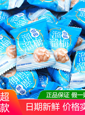 溜溜梅雪梅500g散装酸甜清梅西梅乌梅绿茶梅蜜饯梅子果干小包零食