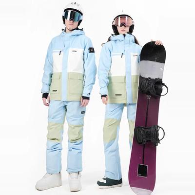 套装哈尔滨夹棉保暖防风滑雪服