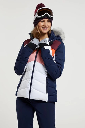 mountain warehouse女款滑雪服上衣夹棉厚款防风防水户外保暖外套