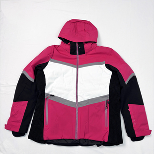 破价大码女款冬季滑雪服夹棉防风防水双板上衣户外保暖冲锋外套