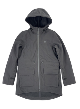 Roots女款春季冲锋衣软壳外套中长款加绒防风防水滑雪户外夹克