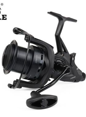 W.P.E专业鲤鱼钓LM-8000/8000S渔线轮7+1bbs 远投金属合金线杯纺