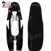 LoveLive Sunshine 黑泽黛雅cos假发 秀琴家 黑色长直发 假毛