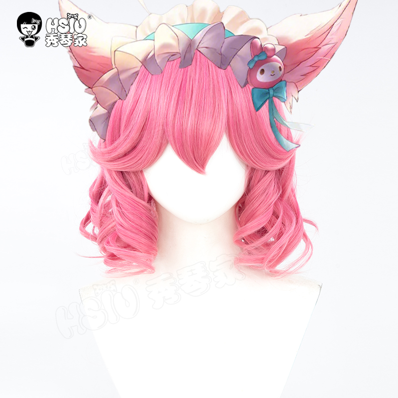 秀琴家 王者 妲己cos假发 三丽鸥 荣耀美乐蒂 女仆咖啡星元