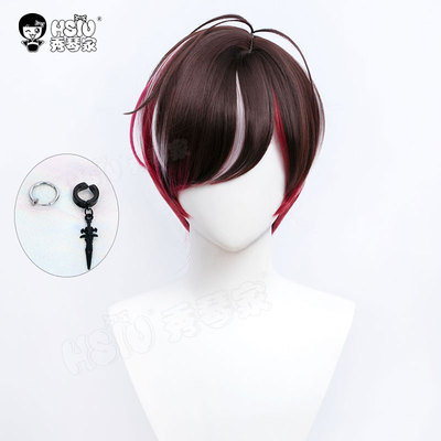 彩虹社虚拟偶像Vercos假发耳饰