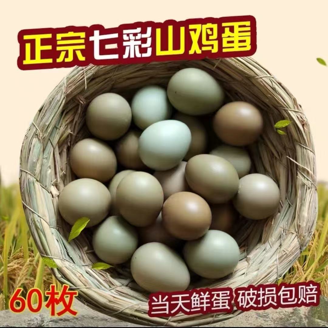 鸡蛋 山鸡蛋七彩鸡蛋宝贝必须补鸡蛋