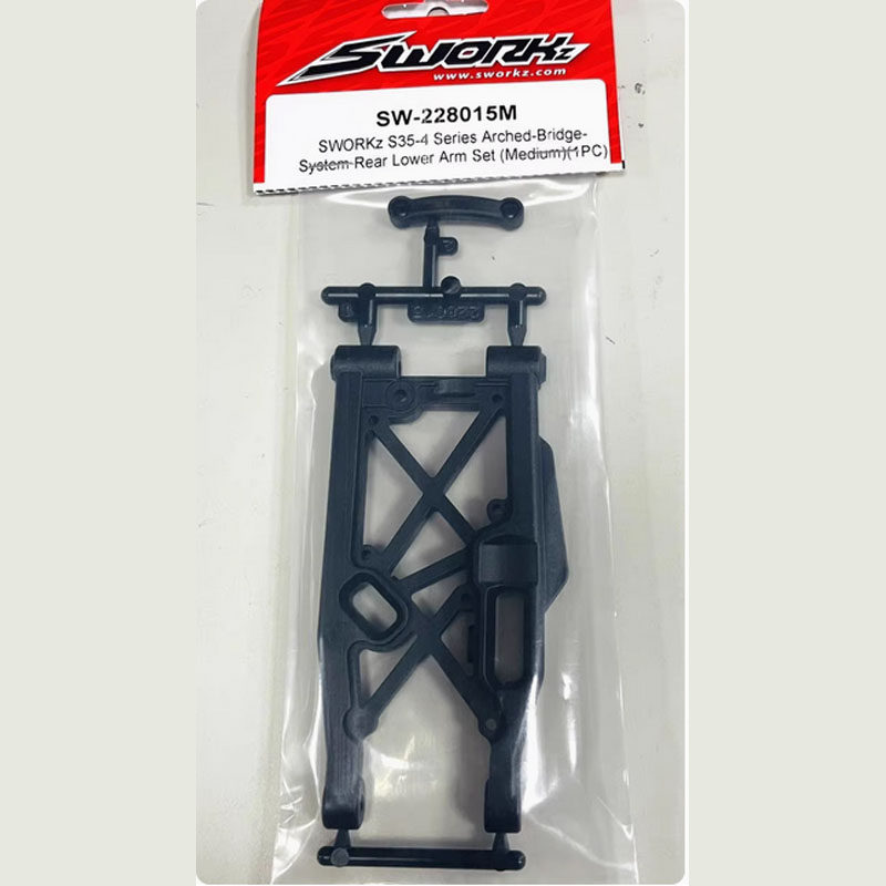 SW-228015M SWORKz S35-4系列ABS後下加长摆臂組(中)(1PC)