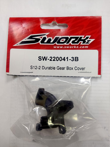 SWORKz 1/10 S12-2 馬達齒輪箱上蓋超強化型 SW-220041-3B