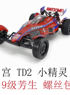 田宫TAMIYA 47482 TD2 Astute 小精灵 后驱电越 12.9级芳生螺丝包