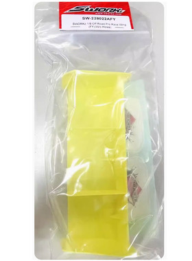 SW-228022AFY SWORKz 1/8越野車用竞技車尾翼(荧光黄)(無孔)