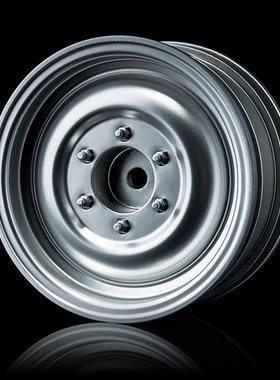 MST 230032FS/BKF +5度 1/10攀爬车1.9寸攀岩轮毂 60D消光银/黑色
